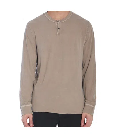 James Perse Open-necked Black Shirt In Nude