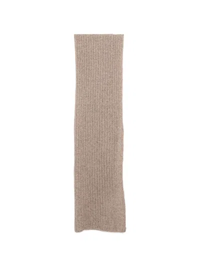 James Perse Open-knit Scarf In Neutral