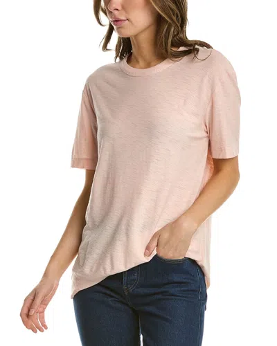 James Perse Oversized Jersey T-shirt In Pink