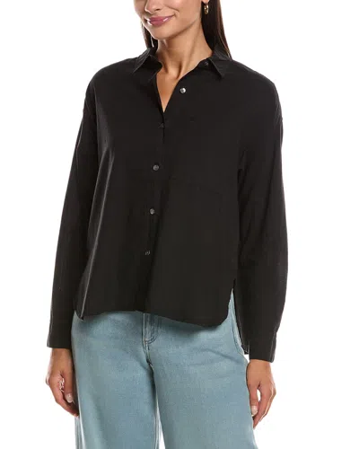 James Perse Oversized Shirt In Black