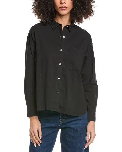 James Perse Oversized Shirt In Black