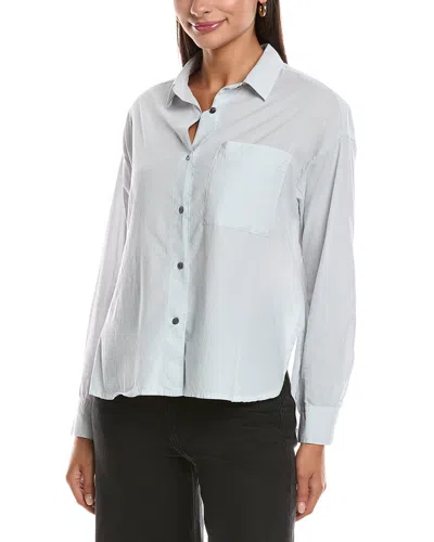 James Perse Oversized Shirt In Blue