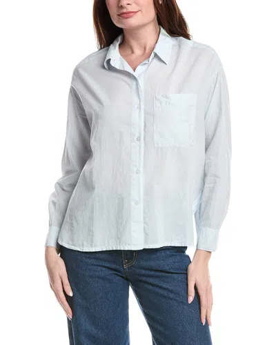 James Perse Oversized Shirt In Blue