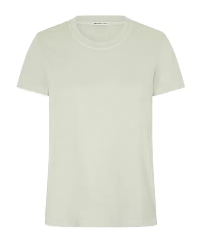 James Perse Vintage Boy Cotton-jersey T-shirt In Gray