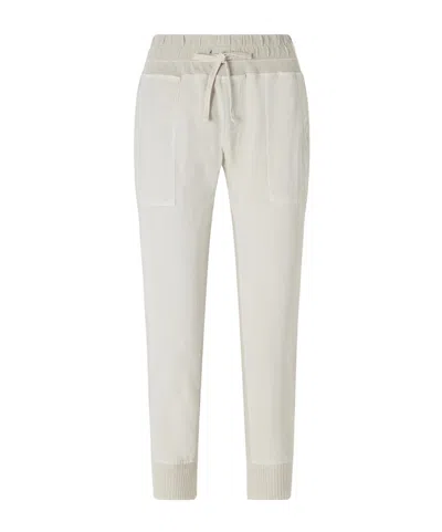 James Perse Drawstring Casual Pants In Neutral