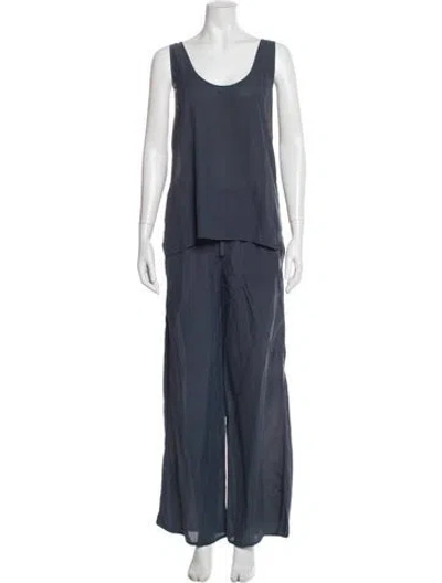 Pre-owned James Perse Pant Set W/ Tags In Blue