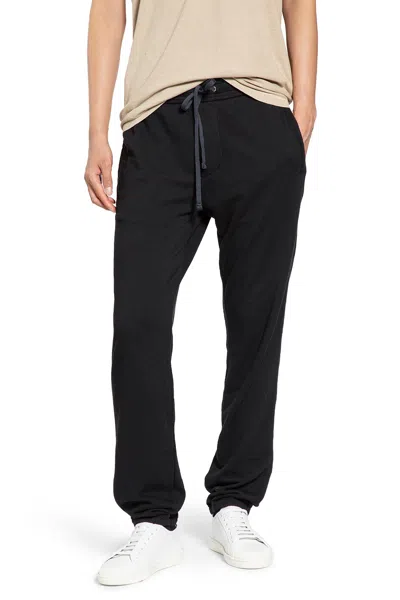 James Perse Pantaloni Della Tuta In Spugna Francese Vintage In Black