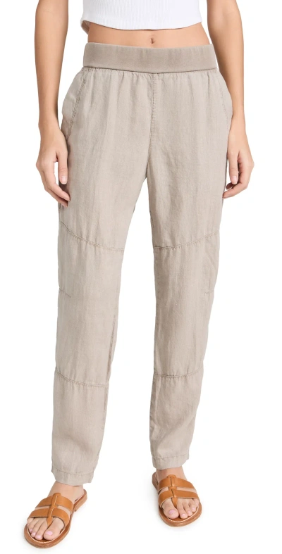James Perse Patched Pull On Pants Toast Pigment