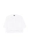 James Perse 패치 포켓 반소매 셔츠 In White