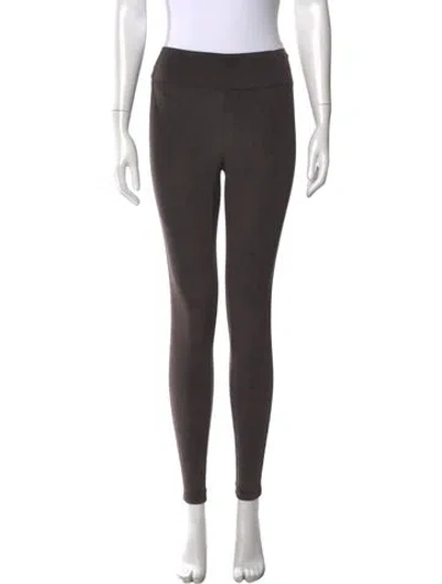 Pre-owned James Perse Patterned Skinny Leg Pants In Gray