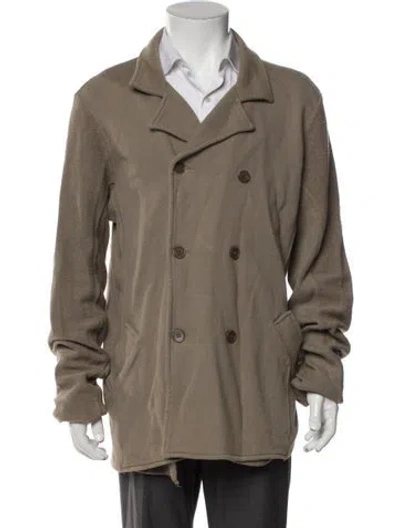 Pre-owned James Perse Peacoat In Gray