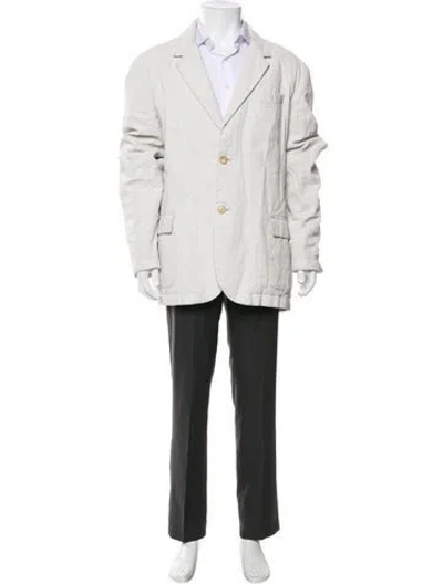 Pre-owned James Perse Peacoat In Neutral