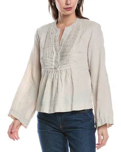 JAMES PERSE JAMES PERSE PINTUCK LINEN TOP