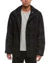 James Perse Plaid Wool In Black
