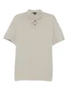 James Perse Plain Polo Shirt In Brown