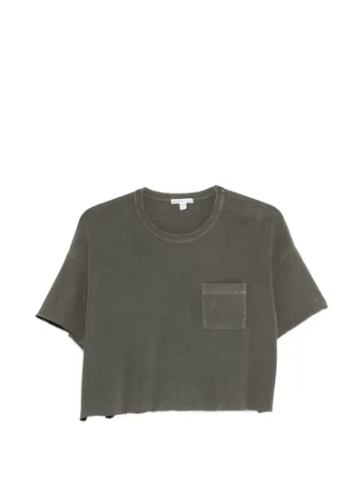 James Perse Pocket Short-sleeve T-shirt In Green