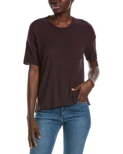 James Perse Pocket T-shirt In Beige