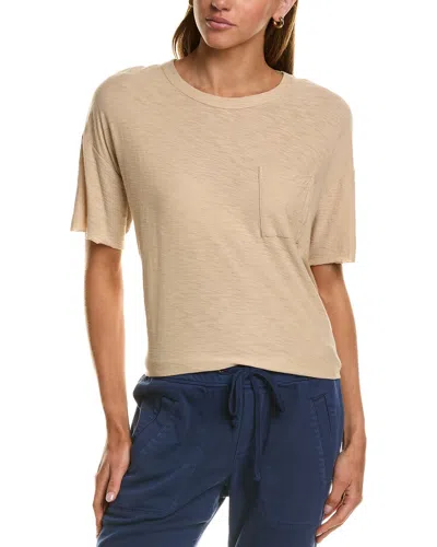 James Perse Pocket T-shirt In Brown