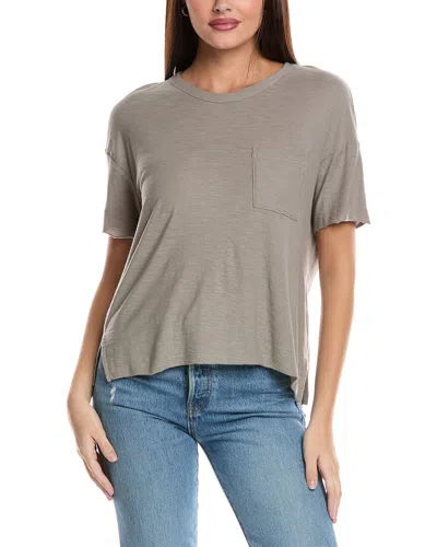 James Perse Pocket T-shirt In Gray