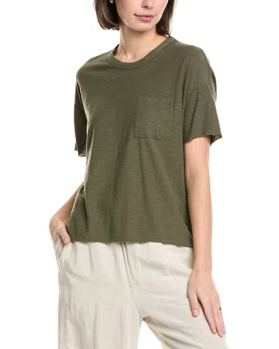 James Perse Pocket T-shirt In Green