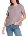 James Perse Crewneck Pocket T-shirt In Purple