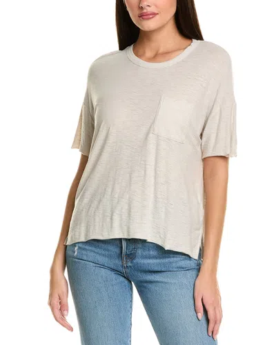 James Perse Pocket T-shirt In White