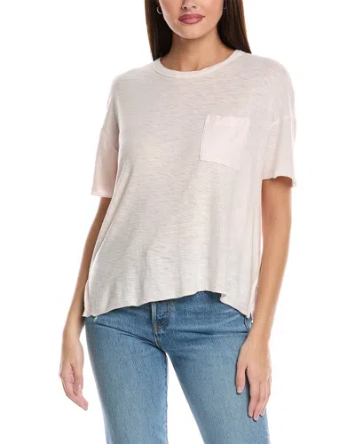 James Perse Pocket T-shirt In White
