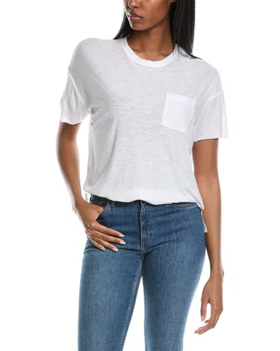 James Perse Pocket T-shirt In White