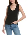 James Perse Pocket Tank In Black
