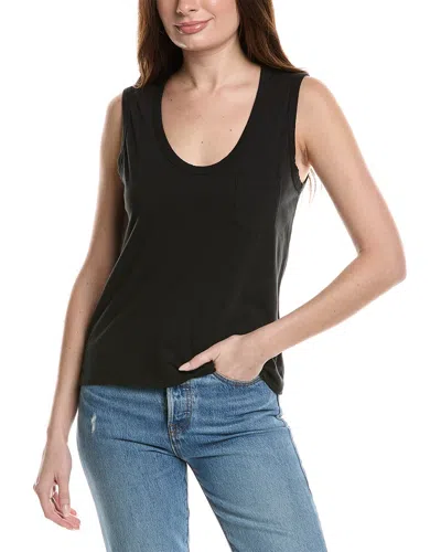 James Perse Pocket Tank In Black