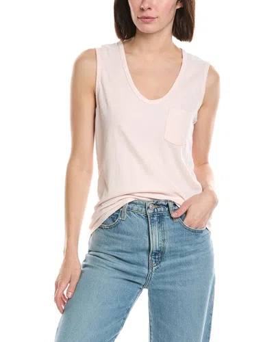 James Perse Pocket Tank In Neutral