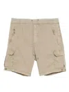 James Perse Poplin Cargo Shorts In Neutral