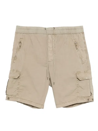 James Perse Poplin Cargo Shorts In Neutral