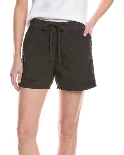 James Perse Poplin Short In Black