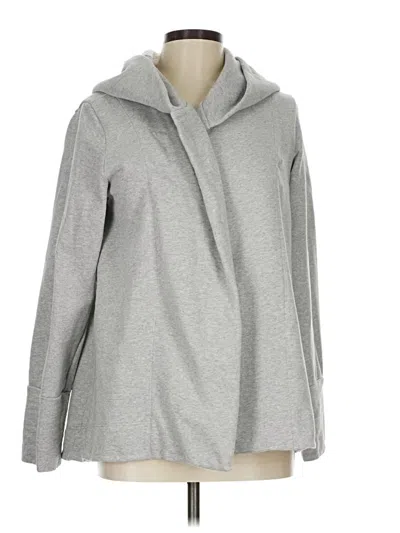 Pre-owned James Perse Pullover Hoodie In Gray