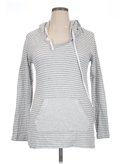 Pre-owned James Perse Pullover Hoodie In Gray