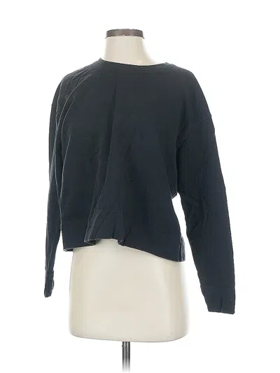 Pre-owned James Perse Pullover Sweater In Black