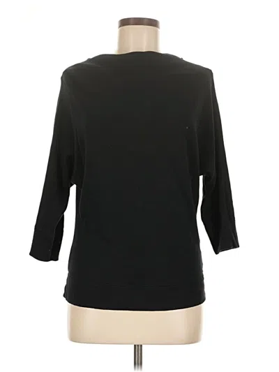 Pre-owned James Perse Pullover Sweater In Black
