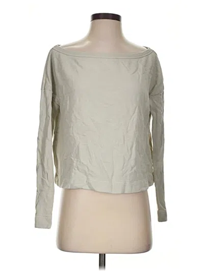 Pre-owned James Perse Pullover Sweater In Silver