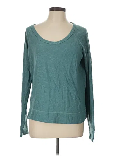 Pre-owned James Perse Pullover Sweater In Teal