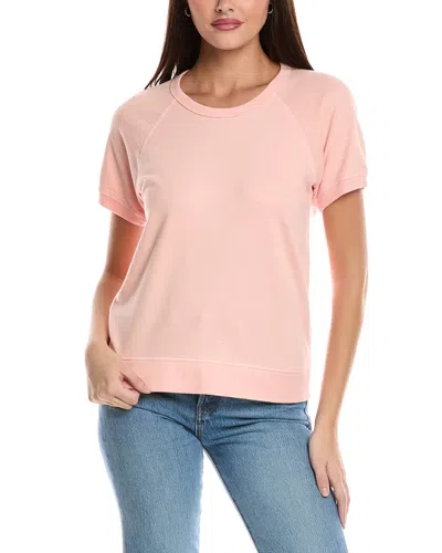 James Perse Raglan Pullover In Pink