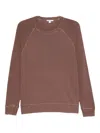 James Perse Raglan-sleeve Sweater In Brown