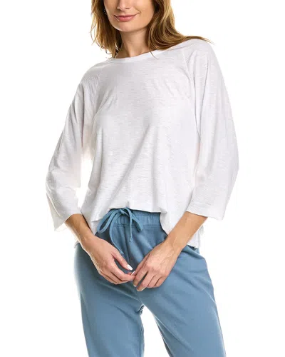 James Perse Raglan Top In White