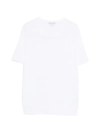 James Perse Raglan-sleeve Sweatshirt In White