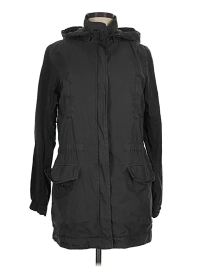 Pre-owned James Perse Raincoat In Black