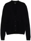 James Perse Recycled Cashmere Cardigan In Black