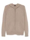 James Perse Recycled Cashmere Hoodie In Neutrals