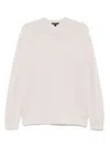 James Perse Recycled Cashmere Raglan Jumper In White