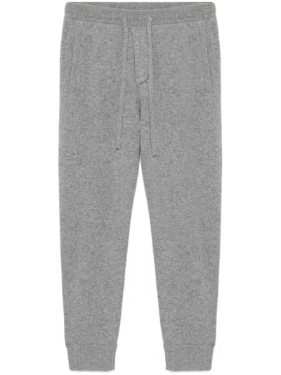 James Perse Straight-leg Garment-dyed Linen Drawstring Trousers In Gray