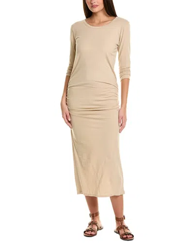 James Perse Relaxed Dress In Brown